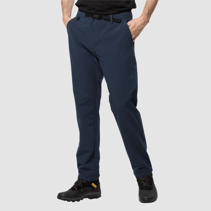 Pantalones Softshell Jack Wolfskin Winter Hombre Azules Mexico-5381492